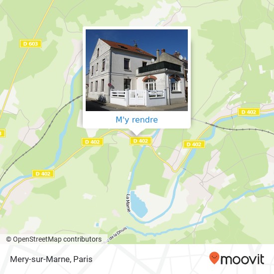 Mery-sur-Marne plan