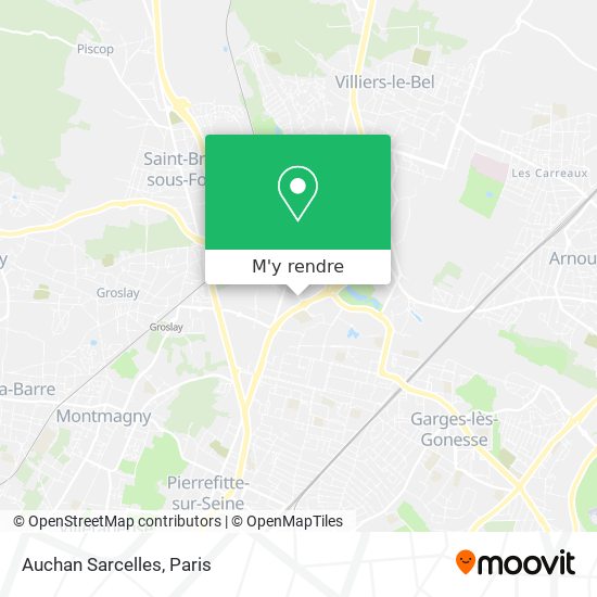 Auchan Sarcelles plan