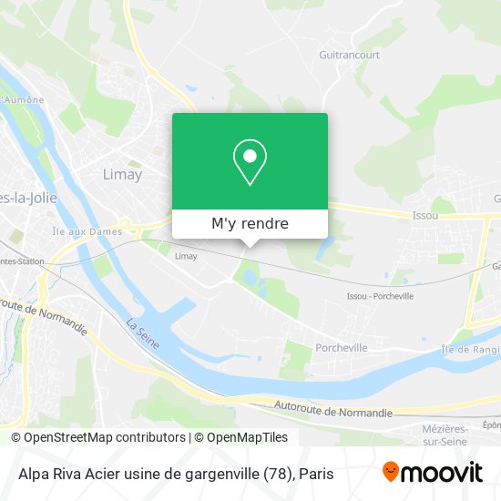 Alpa Riva Acier usine de gargenville (78) plan