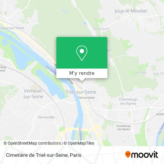 Cimetière de Triel-sur-Seine plan