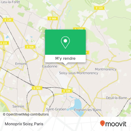 Monoprix Soisy plan