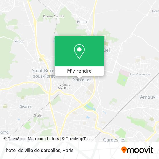 hotel de ville de sarcelles plan