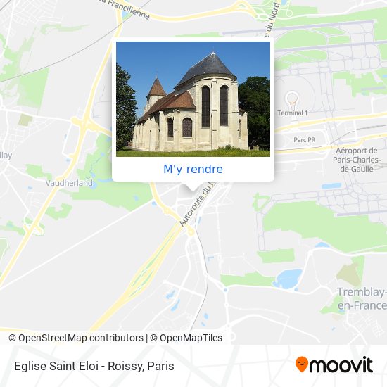 Eglise Saint Eloi - Roissy plan