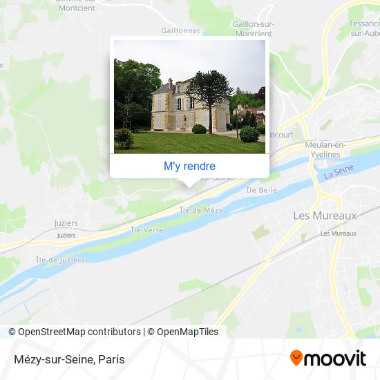 Mézy-sur-Seine plan