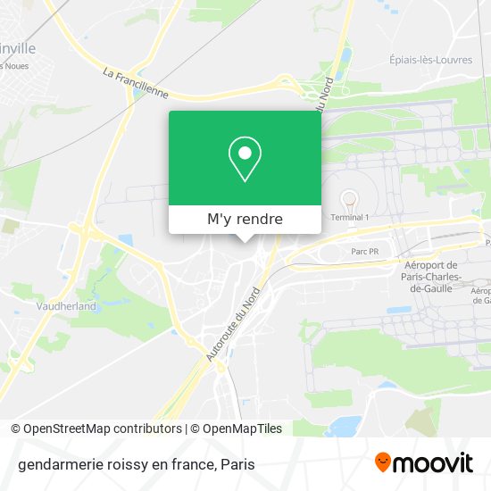 gendarmerie roissy en france plan