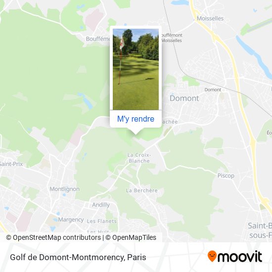 Golf de Domont-Montmorency plan