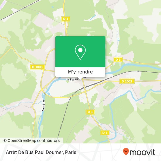 Arrêt De Bus Paul Doumer plan