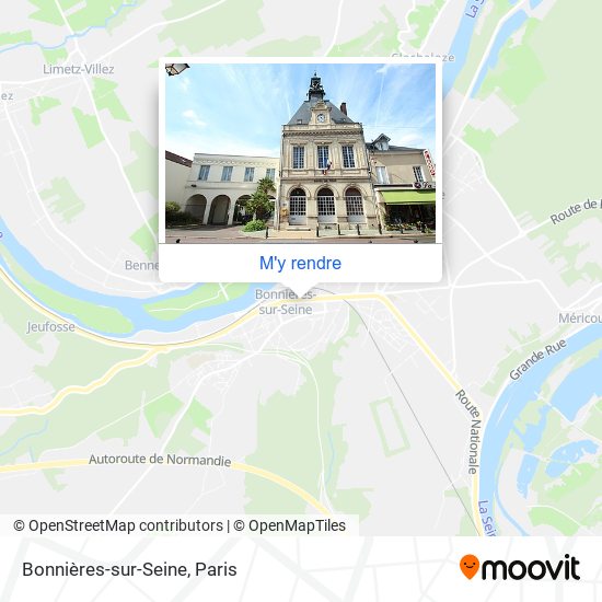 Bonnières-sur-Seine plan