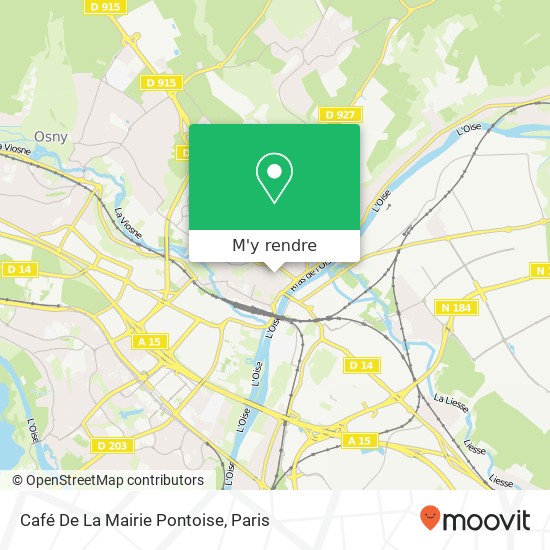 Café De La Mairie Pontoise plan