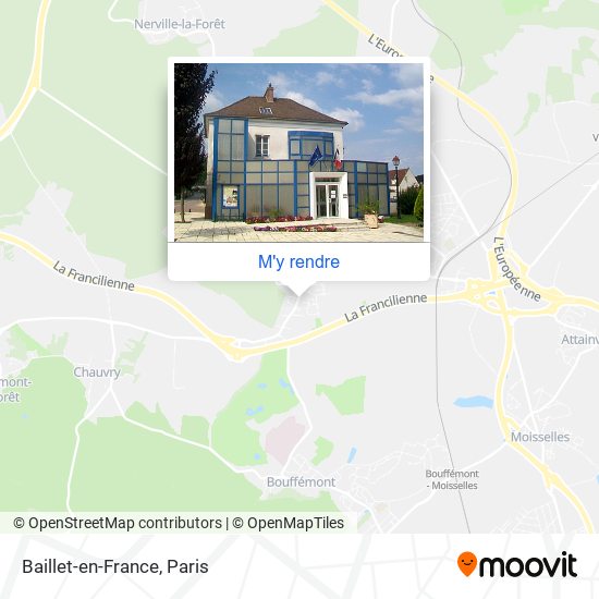 Baillet-en-France plan