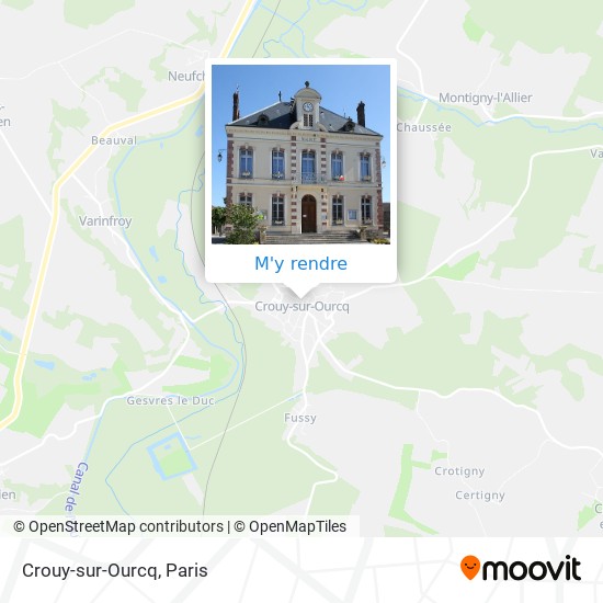 Crouy-sur-Ourcq plan