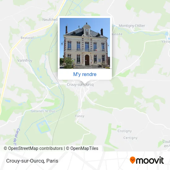 Crouy-sur-Ourcq plan
