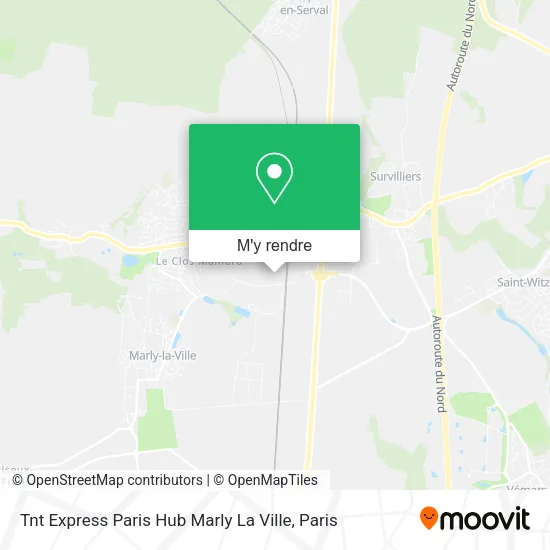 Tnt Express Paris Hub Marly La Ville plan