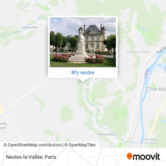Nesles-la-Vallée plan