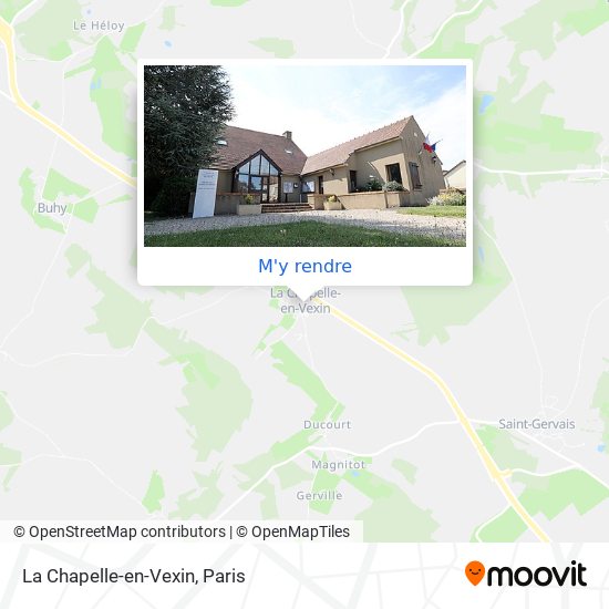 La Chapelle-en-Vexin plan