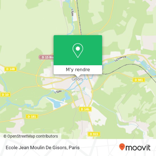 Ecole Jean Moulin De Gisors plan