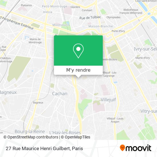 27 Rue Maurice Henri Guilbert plan