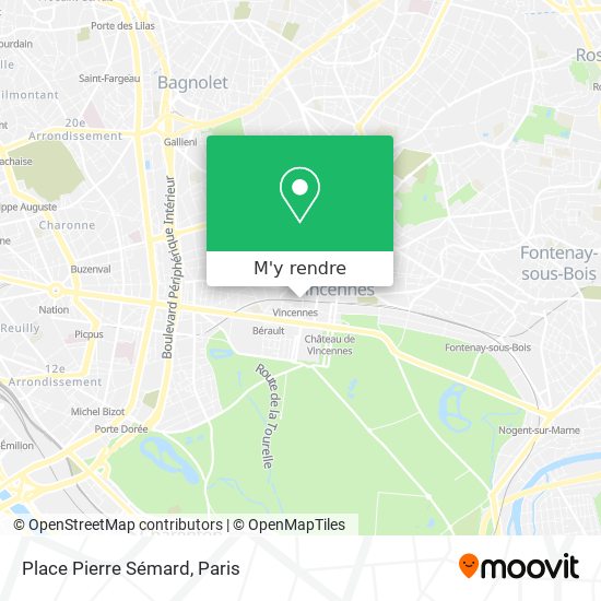 Place Pierre Sémard plan