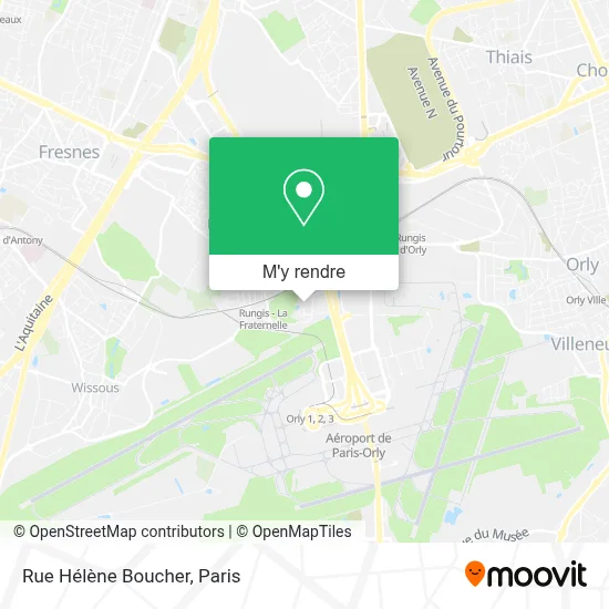 Rue Hélène Boucher plan