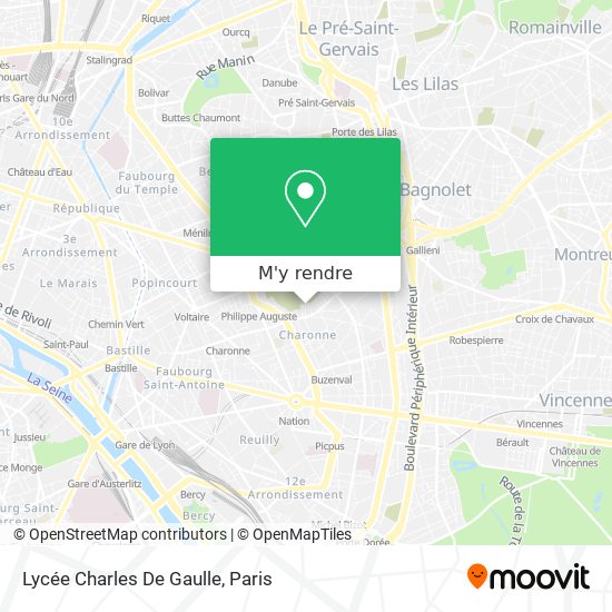 Lycée Charles De Gaulle plan