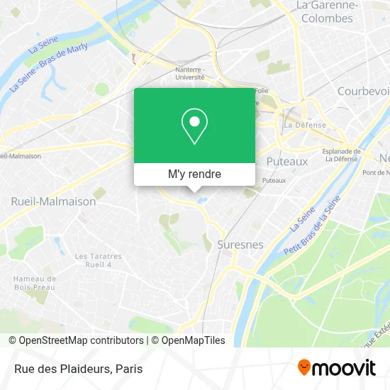 Rue des Plaideurs plan