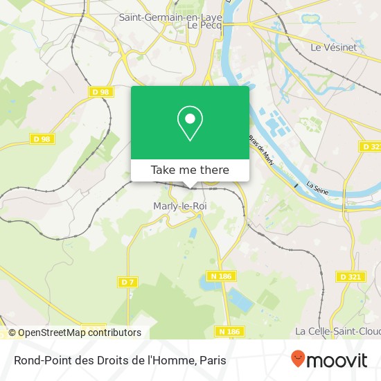 Rond-Point des Droits de l'Homme plan