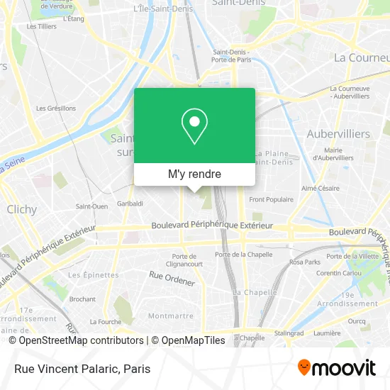 Rue Vincent Palaric plan