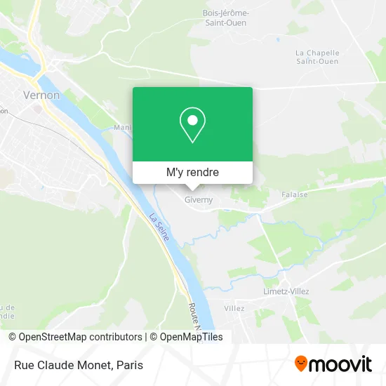 Rue Claude Monet plan