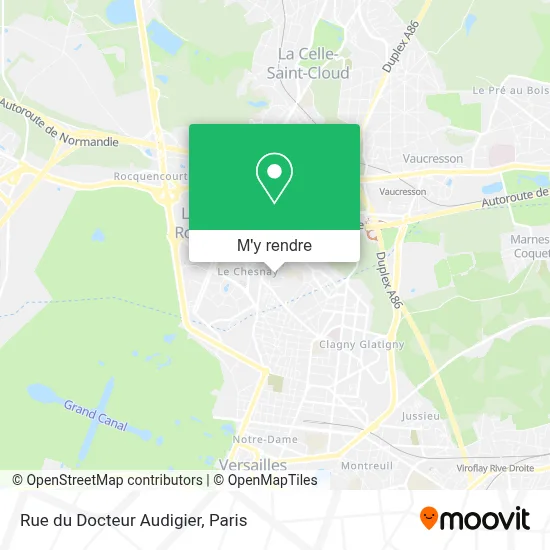 Rue du Docteur Audigier plan