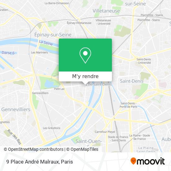 9 Place André Malraux plan