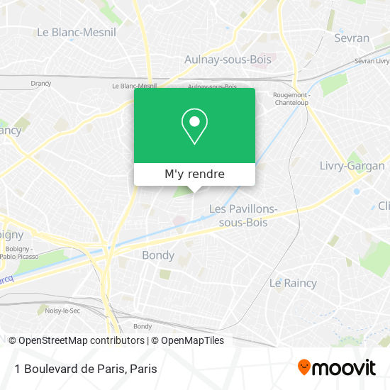 1 Boulevard de Paris plan