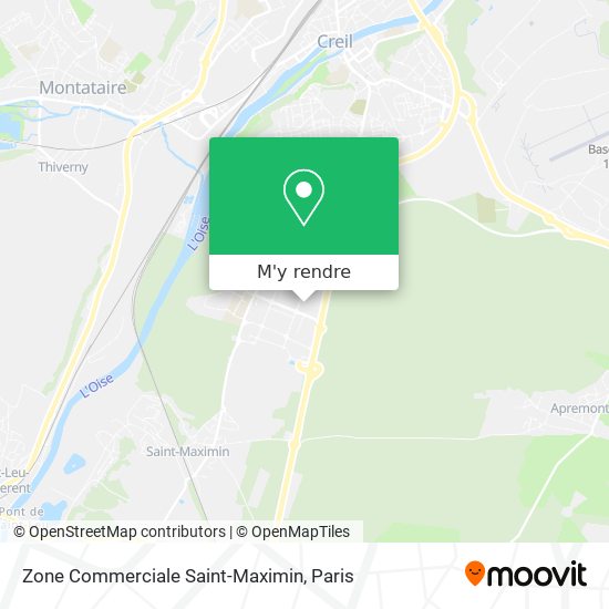 Zone Commerciale Saint-Maximin plan