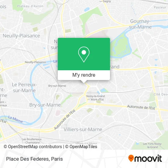 Place Des Federes plan