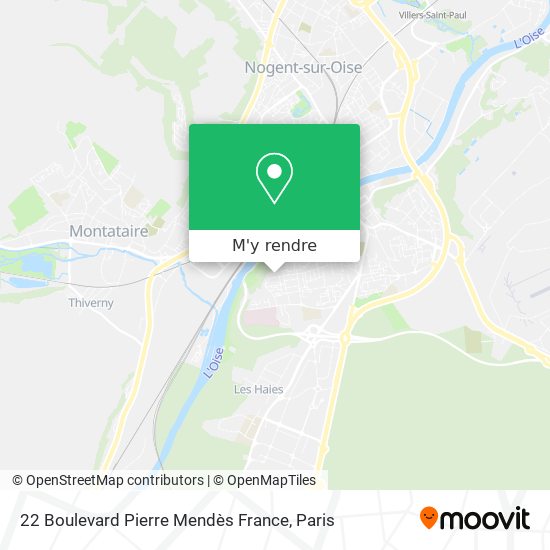 22 Boulevard Pierre Mendès France plan