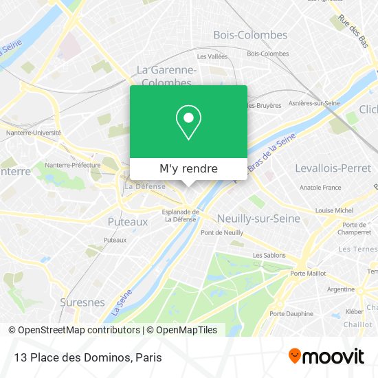 13 Place des Dominos plan