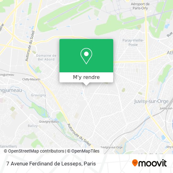7 Avenue Ferdinand de Lesseps plan