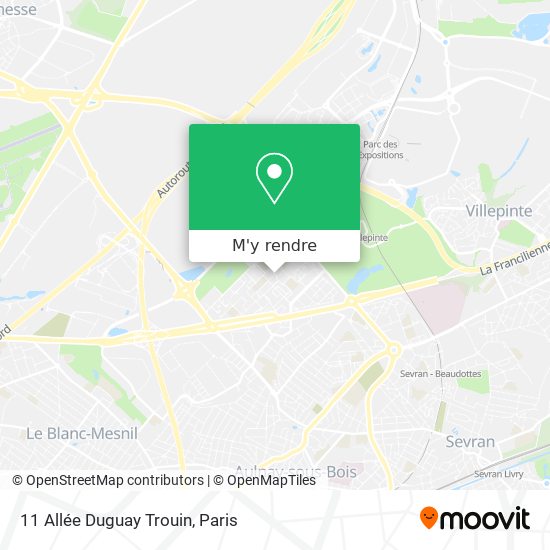 11 Allée Duguay Trouin plan