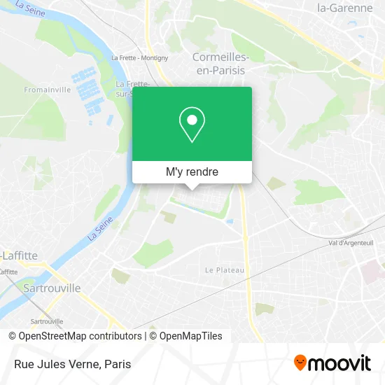 Rue Jules Verne plan