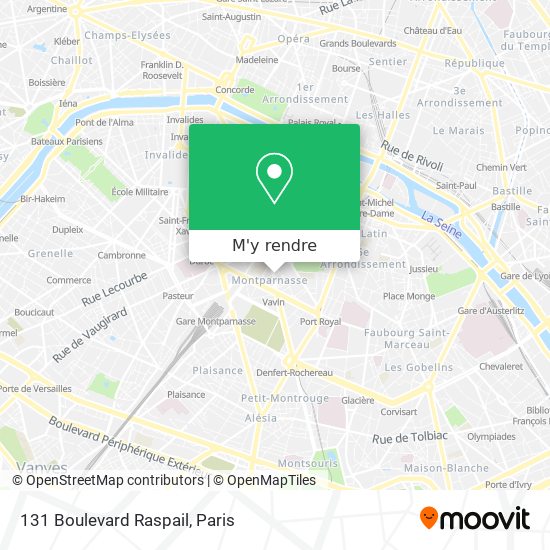 131 Boulevard Raspail plan