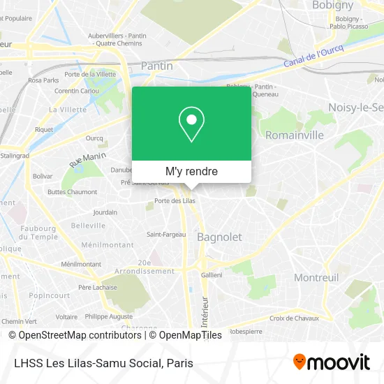 LHSS Les Lilas-Samu Social plan