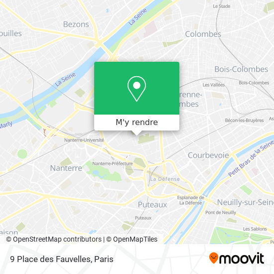 9 Place des Fauvelles plan