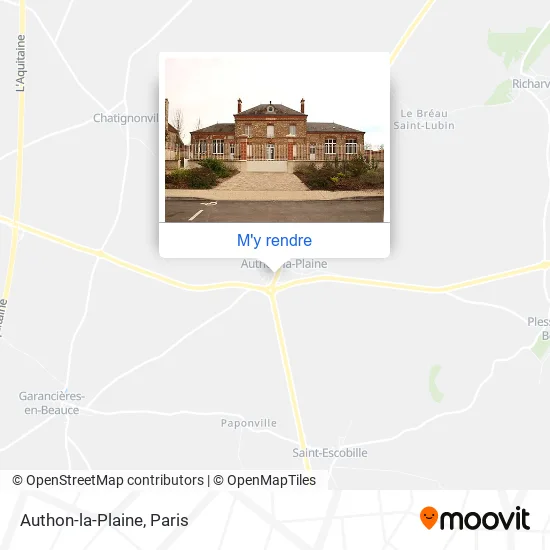 Authon-la-Plaine plan