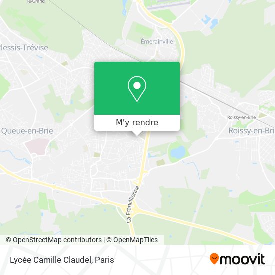 Lycée Camille Claudel plan