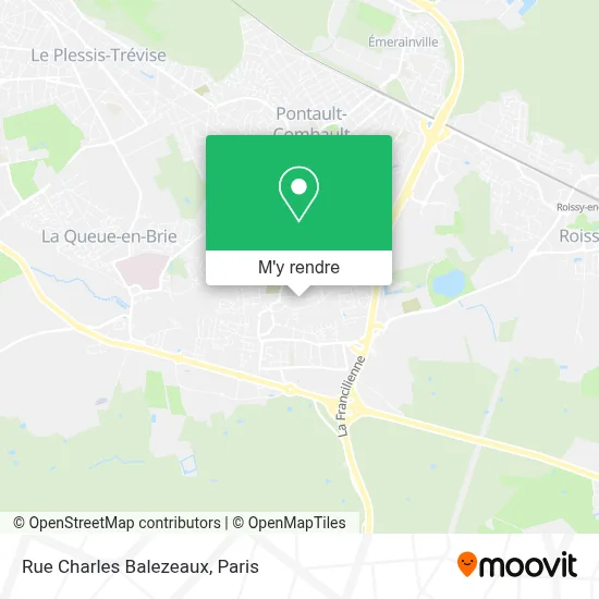 Rue Charles Balezeaux plan