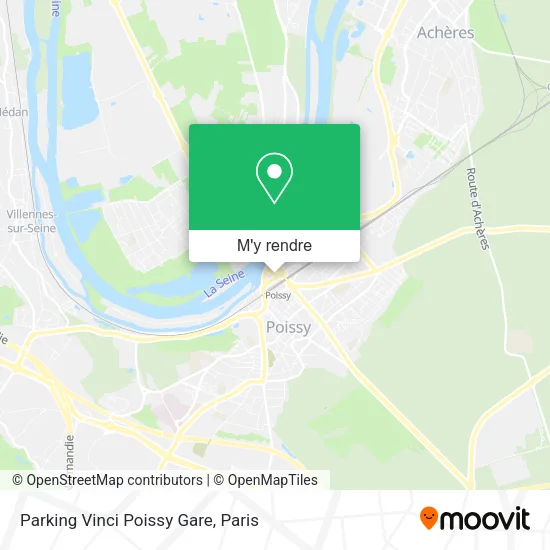 Parking Vinci Poissy Gare plan