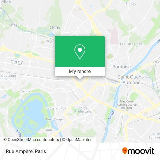 Rue Ampère plan