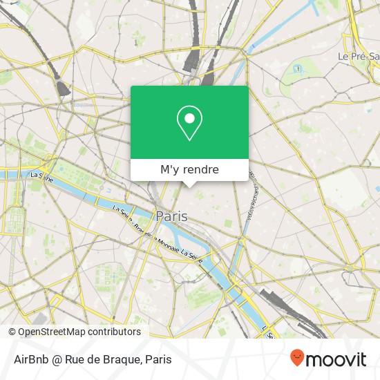 AirBnb @ Rue de Braque plan