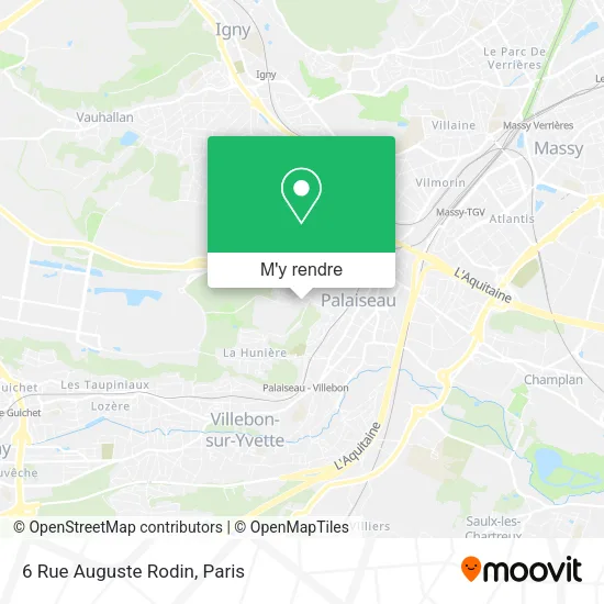 6 Rue Auguste Rodin plan