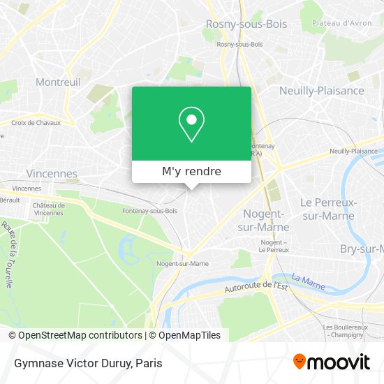 Gymnase Victor Duruy plan