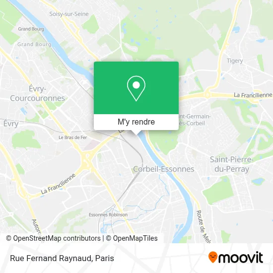 Rue Fernand Raynaud plan